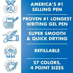Pilot G2 Retractable Gel Pens, Fine Point, Assorted Ink, 5/Pack (31266) -Office Supplies Shop sp130855909 sc7
