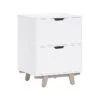 Thomasville Furniture Whitney 2-Drawer Lateral File Cabinet, Letter/Legal, White, 23.75" (SPLS-WHLF-TV)