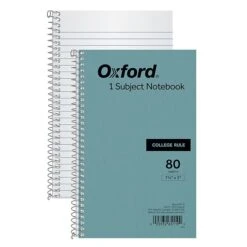Oxford 1-Subject 5" X 7.75", College Ruled, 80 Sheets, Blue (TOP 65119) 16 Oxford 1-Subject 5" X 7.75", College Ruled, 80 Sheets, Blue (TOP 65119) -Office Supplies Shop sp137856447 sc7