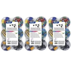 BAZIC Office Clips & Pins Combo Set, Assorted Colors, 269 Pieces Per Set, 3 Sets (BAZ290-3)