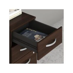 Bush Business Furniture Studio C 3 Drawer Mobile File Cabinet, Black Walnut (SCF216BWSU) -Office Supplies Shop sp143680581 sc7