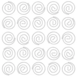 JAM Paper Circular Small Paper Clips, White, 2 Packs Of 50 (2187139B) -Office Supplies Shop sp145003460 sc7