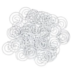 JAM Paper Circular Small Paper Clips, White, 2 Packs Of 50 (2187139B) -Office Supplies Shop sp145003473 sc7