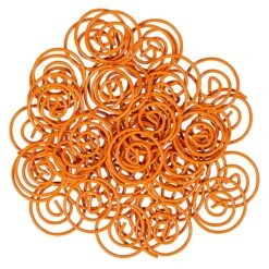 JAM Paper Colored Circular Paper Clips, Round Paperclips, Orange, 2 Packs Of 50 (21827540B) -Office Supplies Shop sp145003484 sc7 1