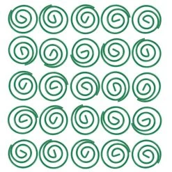 JAM Paper Colored Circular Paper Clips, Round Paperclips, Green, 2 Packs Of 50 (2187135B) -Office Supplies Shop sp145003525 sc7