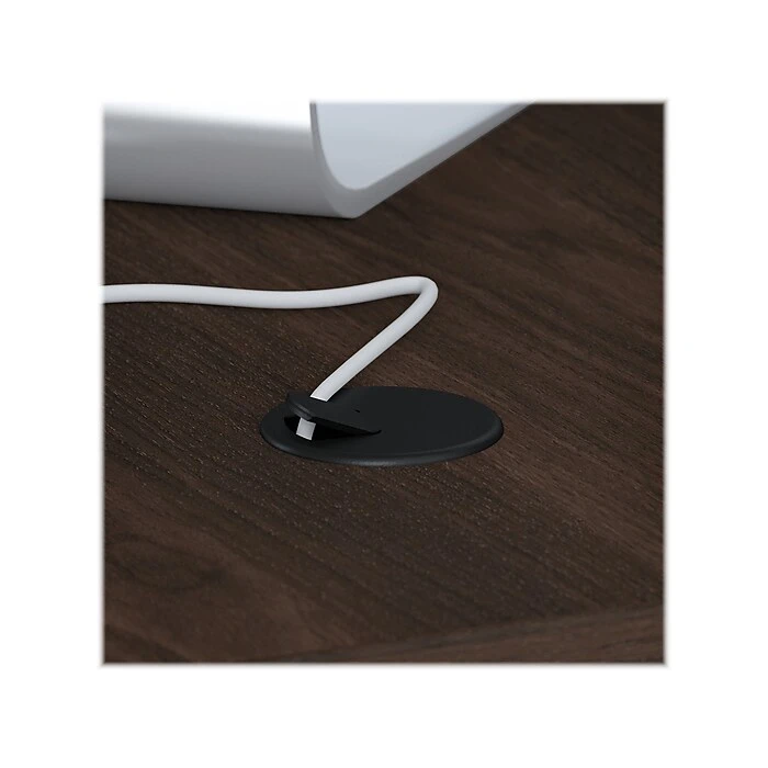 Bush Business Furniture Move 40 Series 28"-48" Adjustable Standing Desk, Black Walnut/Cool Gray Metallic (M4S4830BWSK) 7 Bush Business Furniture Move 40 Series 28"-48" Adjustable Standing Desk, Black Walnut/Cool Gray Metallic (M4S4830BWSK) - Image 7