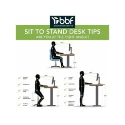 Bush Business Furniture Move 40 Series 28"-48" Adjustable Standing Desk, Sand Oak/Cool Gray Metallic (M4S6030SOSK) 11 Bush Business Furniture Move 40 Series 28"-48" Adjustable Standing Desk, Sand Oak/Cool Gray Metallic (M4S6030SOSK) -Office Supplies Shop sp145953939 sc7