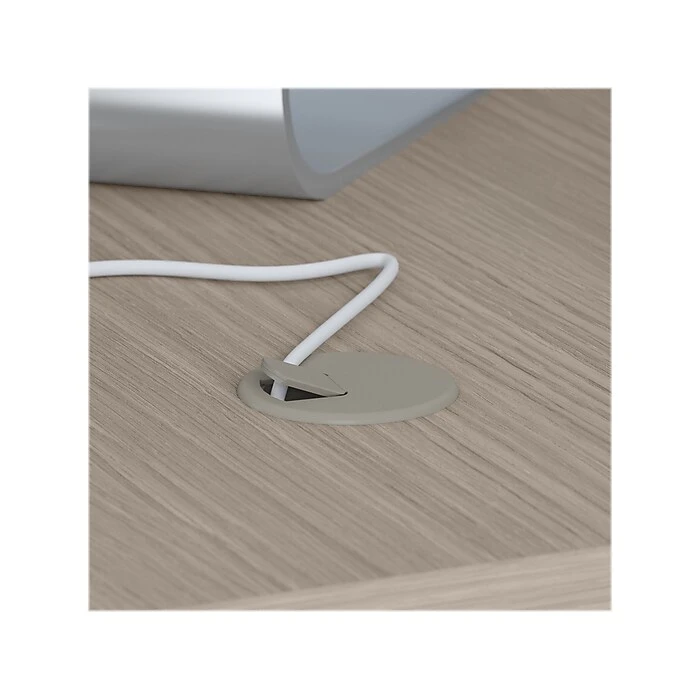 Bush Business Furniture Move 40 Series 28"-48" Adjustable Standing Desk, Sand Oak/Cool Gray Metallic (M4S6030SOSK) 7 Bush Business Furniture Move 40 Series 28"-48" Adjustable Standing Desk, Sand Oak/Cool Gray Metallic (M4S6030SOSK) - Image 7