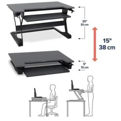 Ergotron WorkFit-TL 37.5"W Adjustable Riser (33-406-085) 17 Ergotron WorkFit-TL 37.5"W Adjustable Riser (33-406-085) -Office Supplies Shop sp147485082 sc7