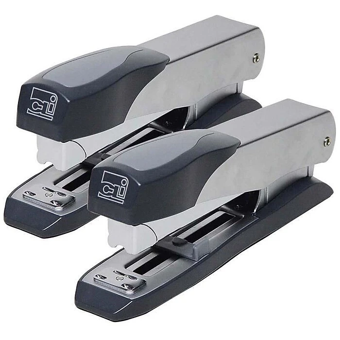 Charles Leonard Executive Desktop Stapler, 50 Sheet Capacity, Silver/Gray (CHL82415) 1 Charles Leonard Executive Desktop Stapler, 50 Sheet Capacity, Silver/Gray (CHL82415)