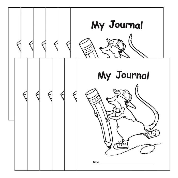 Edupress™ My Journal, 8.5" X 7", 32 Pages, White, Pack Of 12 (EP-143-12) 1 Edupress™ My Journal, 8.5" X 7", 32 Pages, White, Pack Of 12 (EP-143-12)