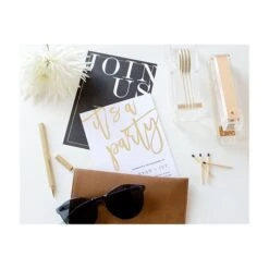 Russell+Hazel Fashion Stapler, 20-Sheet Capacity, Gold/Clear, Each (81704R) -Office Supplies Shop sp161246681 sc7