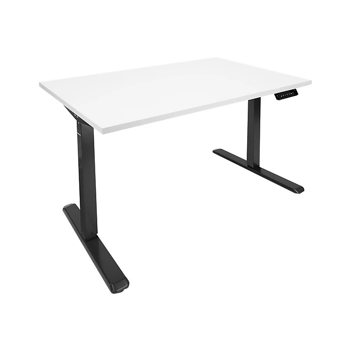 Mount-It! 30"-49"H Adjustable Electric Sit-Stand Desk, White/Black (MI-18063) 1 Mount-It! 30"-49"H Adjustable Electric Sit-Stand Desk, White/Black (MI-18063)