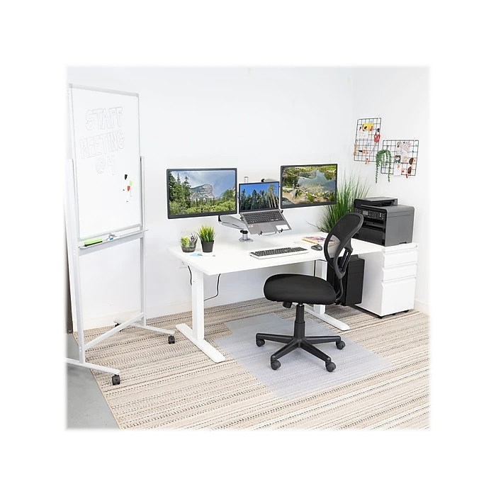 Mount-It! 25"-51"H Adjustable Electric Sit-Stand Desk, White (MI-18067) 5 Mount-It! 25"-51"H Adjustable Electric Sit-Stand Desk, White (MI-18067) - Image 5