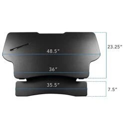 Mount-It! 48" Standing Desk Height Adjustable Riser With Gas Spring Lift, Metal (MI-7925) -Office Supplies Shop sp163926906 sc7