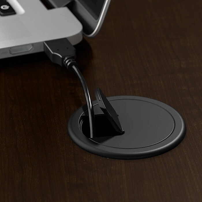 Bush Business Furniture Move 40 Series 28"-48" Adjustable Standing Desk, Mocha Cherry/Cool Gray Metallic (M4S6030MRSK) 7 Bush Business Furniture Move 40 Series 28"-48" Adjustable Standing Desk, Mocha Cherry/Cool Gray Metallic (M4S6030MRSK) - Image 7