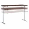 Bush Business Furniture Move 40 Series 28''-48'' Adjustable Standing Desk, Hansen Cherry/Cool Gray Metallic (M4S7230HCSK)