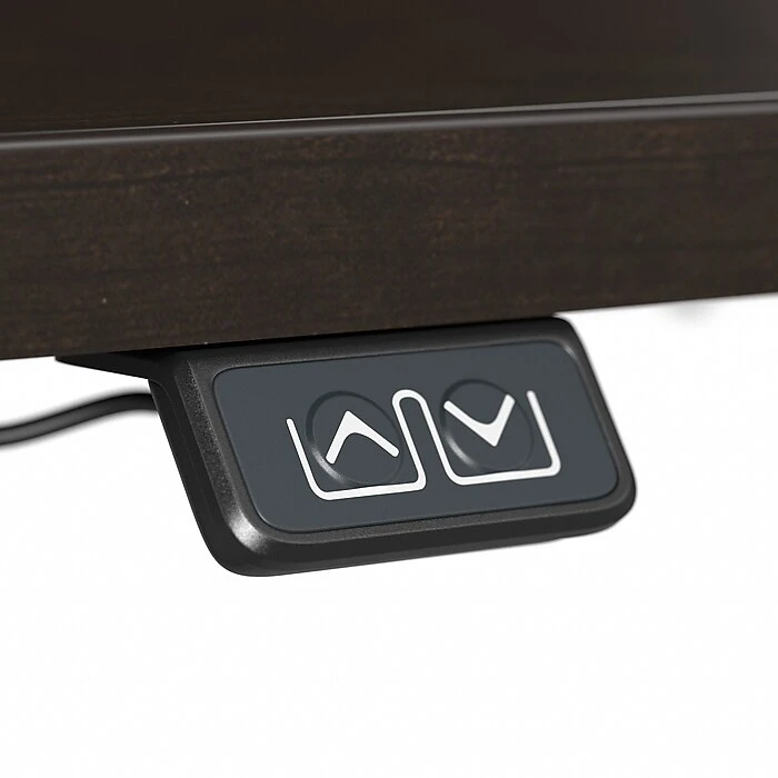 Bush Business Furniture Move 40 Series 28"-48" Adjustable Standing Desk, Mocha Cherry/Cool Gray Metallic (M4S6030MRSK) 6 Bush Business Furniture Move 40 Series 28"-48" Adjustable Standing Desk, Mocha Cherry/Cool Gray Metallic (M4S6030MRSK) - Image 6