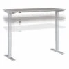 Bush Business Furniture Move 40 Series 28"-48" Adjustable Standing Desk, Platinum Gray/Cool Gray Metallic (M4S6030PGSK)