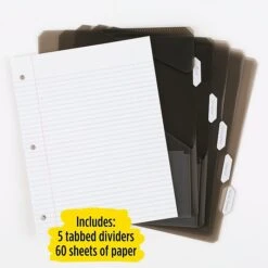 Five Star Flex Hybrid NoteBinder Notebook, 8.5" X 11", Quad/College Ruled, 80 Sheets, Available In Assorted Colors (29104) 10 Five Star Flex Hybrid NoteBinder Notebook, 8.5" X 11", Quad/College Ruled, 80 Sheets, Available In Assorted Colors (29104) -Office Supplies Shop sp171348766 sc7
