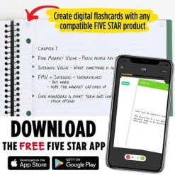 Mead Five Star 1-Subject Subject Notebook, 8.5" X 11", College Ruled, 100 Pages, Each (06322) -Office Supplies Shop sp171348785 sc7