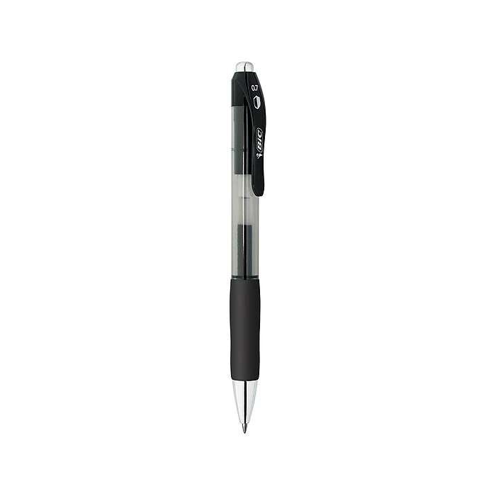 BIC PrevaGuard Gel-ocity Retractable Gel Pen, Medium Point, Black Ink, Dozen (RGGA11-BLK) 3 BIC PrevaGuard Gel-ocity Retractable Gel Pen, Medium Point, Black Ink, Dozen (RGGA11-BLK) - Image 3