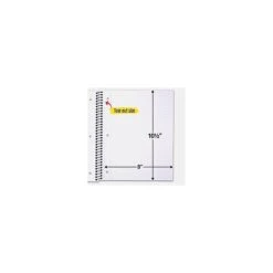 Mead Five Star 1-Subject Notebook, 8" X 10 1/2", Wide Ruled, 100 Sheets, Each (05238) -Office Supplies Shop sp173966595 sc7