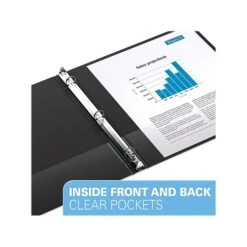 Davis Group Easyview Premium 5/8" 3-Ring View Binder, Black, 6/Pack (8400-01-06) 8 Davis Group Easyview Premium 5/8" 3-Ring View Binder, Black, 6/Pack (8400-01-06) -Office Supplies Shop sp179266591 sc7