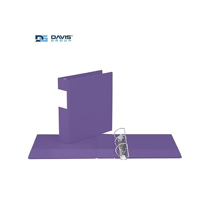 Davis Group Premium Economy 2" 3-Ring Non-View Binder, Purple, 6/Pack (2304-69-06) 2 Davis Group Premium Economy 2" 3-Ring Non-View Binder, Purple, 6/Pack (2304-69-06) - Image 2