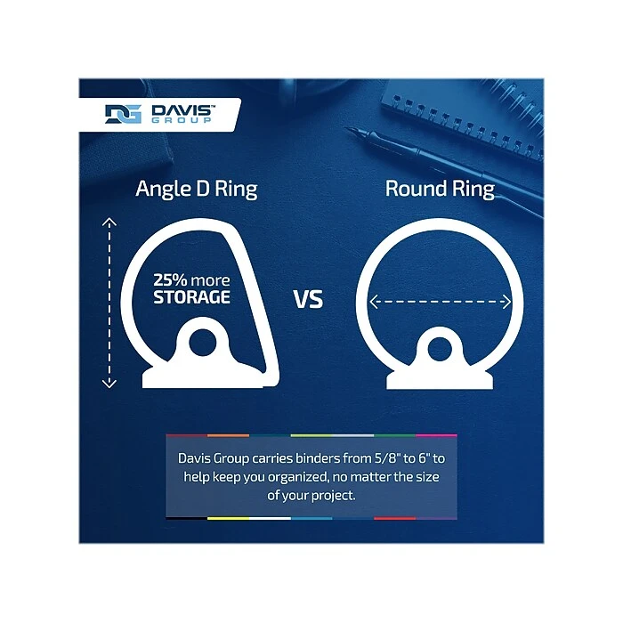 Davis Group Premium Economy 2" 3-Ring Non-View Binder, Purple, 6/Pack (2304-69-06) 6 Davis Group Premium Economy 2" 3-Ring Non-View Binder, Purple, 6/Pack (2304-69-06) - Image 6