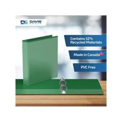 Davis Group Easyview Premium 1 1/2" 3-Ring View Binder, Green, 6/Pack (8412-04-06) 9 Davis Group Easyview Premium 1 1/2" 3-Ring View Binder, Green, 6/Pack (8412-04-06) -Office Supplies Shop sp180110624 sc7