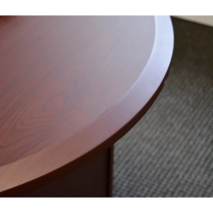 LifeFlo Ergonomics Height Adjustable Desk, 60"W X 30"D X 1 1/8" Thick, Cherry (LFO-6030-E2-CH) 2 LifeFlo Ergonomics Height Adjustable Desk, 60"W X 30"D X 1 1/8" Thick, Cherry (LFO-6030-E2-CH) - Image 2