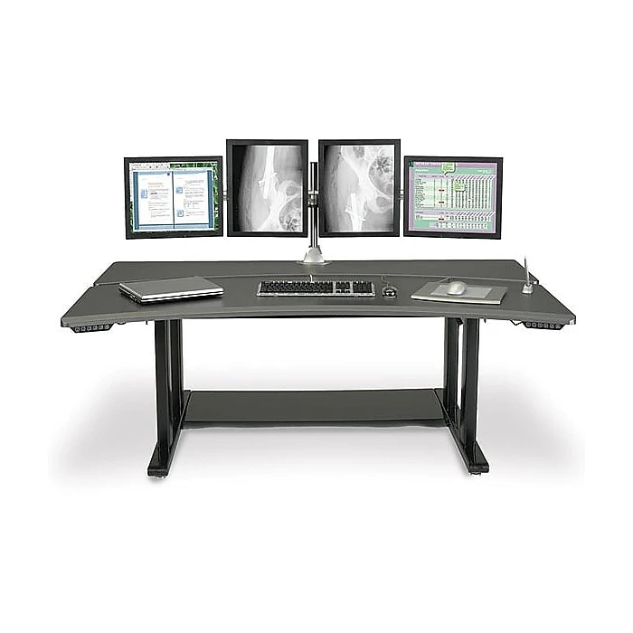LifeFlo Ergonomics Bi-Level PACS Radiology Table, 66"L X 46"D X 1 1/8" Thick, Black (ECI-6646RAD-BK) 1 LifeFlo Ergonomics Bi-Level PACS Radiology Table, 66"L X 46"D X 1 1/8" Thick, Black (ECI-6646RAD-BK)