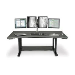 LifeFlo Ergonomics Bi-Level PACS Radiology Table, 78" L X 46" D X 1 1/8" Thick, Black (ECI-7846RAD-BK)