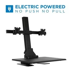 Mount-It! 1.4"-21.1" Electric Standing Desk Converter, Motorized Height Adjustable Sit Stand For Dual Monitors, Black (MI-7952) 10 Mount-It! 1.4"-21.1" Electric Standing Desk Converter, Motorized Height Adjustable Sit Stand For Dual Monitors, Black (MI-7952) -Office Supplies Shop sp21608021 sc7