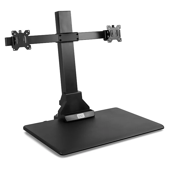 Mount-It! 1.4"-21.1" Electric Standing Desk Converter, Motorized Height Adjustable Sit Stand For Dual Monitors, Black (MI-7952) 1 Mount-It! 1.4"-21.1" Electric Standing Desk Converter, Motorized Height Adjustable Sit Stand For Dual Monitors, Black (MI-7952)