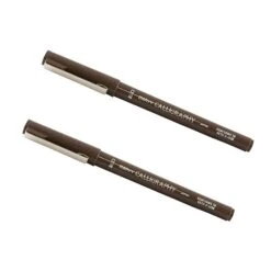 Marvy Uchida Calligraphy Pen Set, Ultra Fine, Brown Markers, 2/Pack (6506112a) -Office Supplies Shop sp22225813 sc7 1