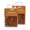 JAM Paper Small Paper Clips, Rose Gold, 2 Packs Of 100 (21832057a)