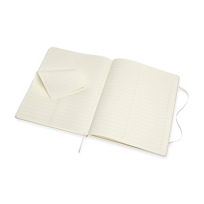 Moleskine PRO XXL Professional Notebook, 8.5" X 11", Narrow Ruled, Pearl Grey (620879) 6 Moleskine PRO XXL Professional Notebook, 8.5" X 11", Narrow Ruled, Pearl Grey (620879) - Image 6