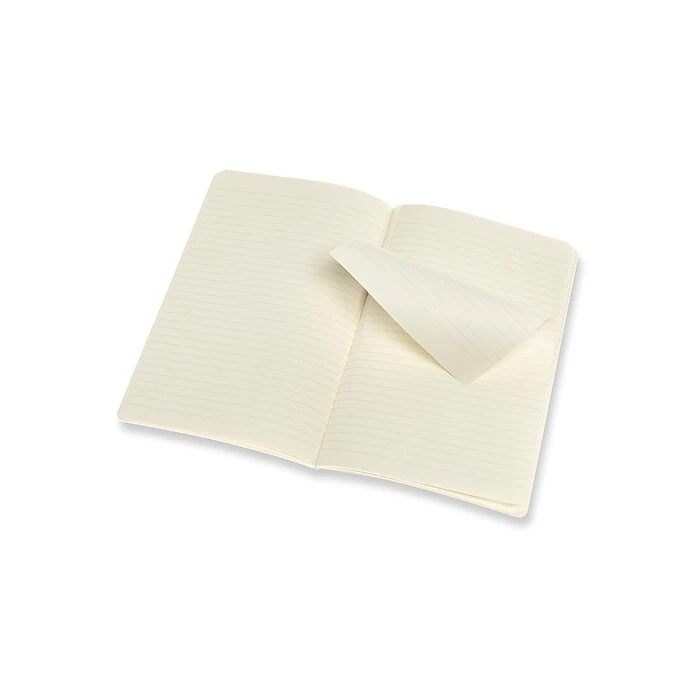 Moleskine Volant Collection Journal, Large, 5" X 8.25", Ruled Sheets, Forget Me-not Blue And Amber Yellow (620596) 3 Moleskine Volant Collection Journal, Large, 5" X 8.25", Ruled Sheets, Forget Me-not Blue And Amber Yellow (620596) - Image 3