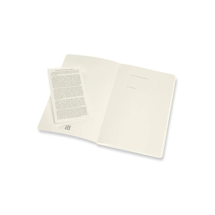 Moleskine Volant Collection Journal, Large, 5" X 8.25", Ruled Sheets, Forget Me-not Blue And Amber Yellow (620596) 4 Moleskine Volant Collection Journal, Large, 5" X 8.25", Ruled Sheets, Forget Me-not Blue And Amber Yellow (620596) - Image 4