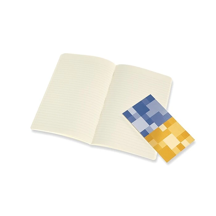 Moleskine Volant Collection Journal, Large, 5" X 8.25", Ruled Sheets, Forget Me-not Blue And Amber Yellow (620596) 5 Moleskine Volant Collection Journal, Large, 5" X 8.25", Ruled Sheets, Forget Me-not Blue And Amber Yellow (620596) - Image 5