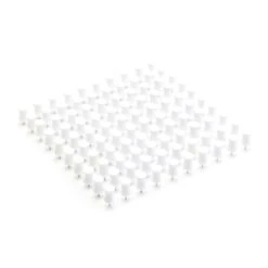 Poppin Push Pins, 0.88", White, 100 Pack (100420-MC)