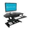 VersaDesk Power Pro Corner - 36" Electric Height Adjustable Standing Desk Riser, Black (VT77136330101)