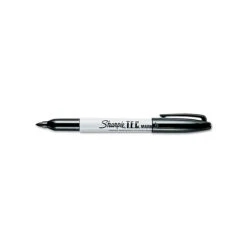 Sharpie T.E.C. Permanent Marker, Fine Tip, Black (13401)