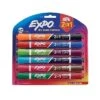Expo 2-in-1 Dry Erase Markers, Chisel Tip, Assorted, 6/Pack (1944657)