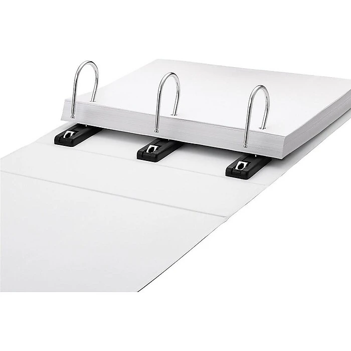 IdeaStream Snap-N-Store Heavy Duty 3" 3-Ring View Binder, White (SNS01701) 5 IdeaStream Snap-N-Store Heavy Duty 3" 3-Ring View Binder, White (SNS01701) - Image 5