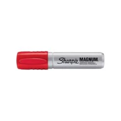 Sharpie Magnum Permanent Marker, Chisel Tip, Red (44002)