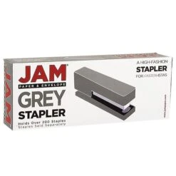JAM Paper® Office & Desk Sets, 1 Stapler & 1 Tape Dispenser, Grey, 2/Pack (3378gy) -Office Supplies Shop sp4211301 sc7