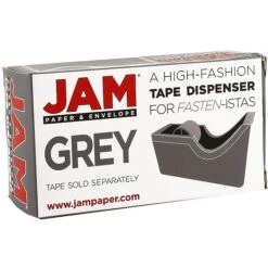 JAM Paper® Office & Desk Sets, 1 Stapler & 1 Tape Dispenser, Grey, 2/Pack (3378gy) -Office Supplies Shop sp4211302 sc7